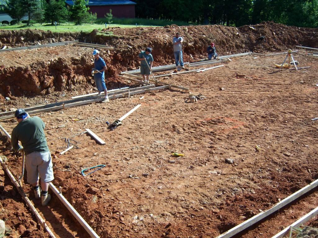 Footers Going In