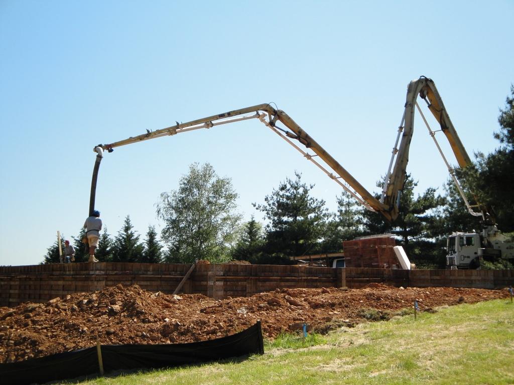 Pouring the Concrete