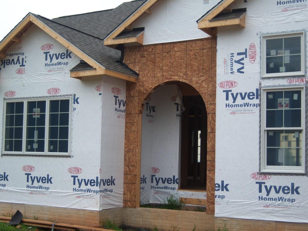 Entrance Arch Framed