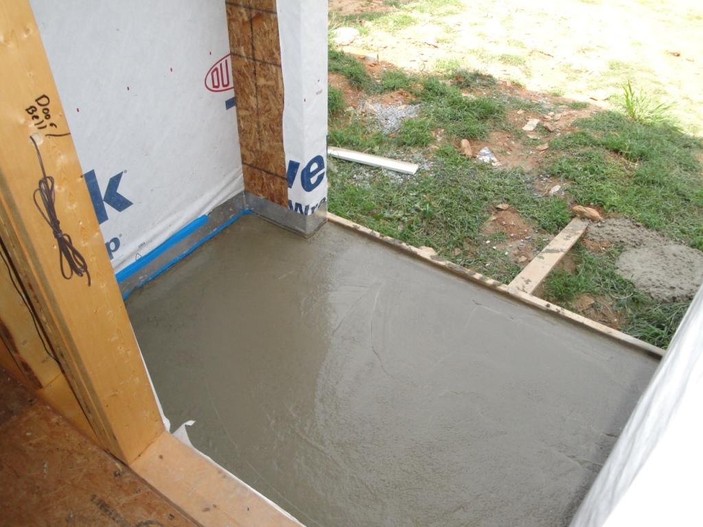 Front Porch Concrete