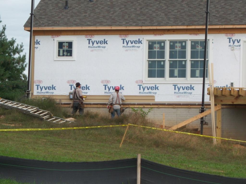 Siding Going Up
