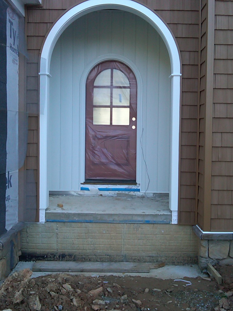 Stained Front Door