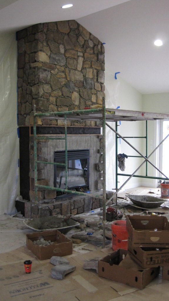Stone Fireplace
