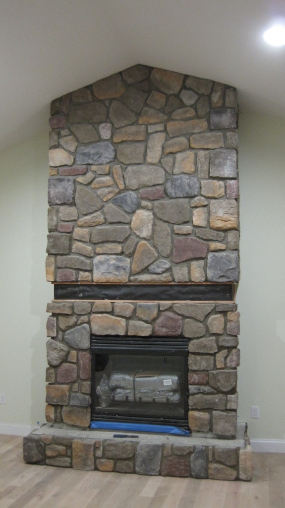 Stone Fireplace